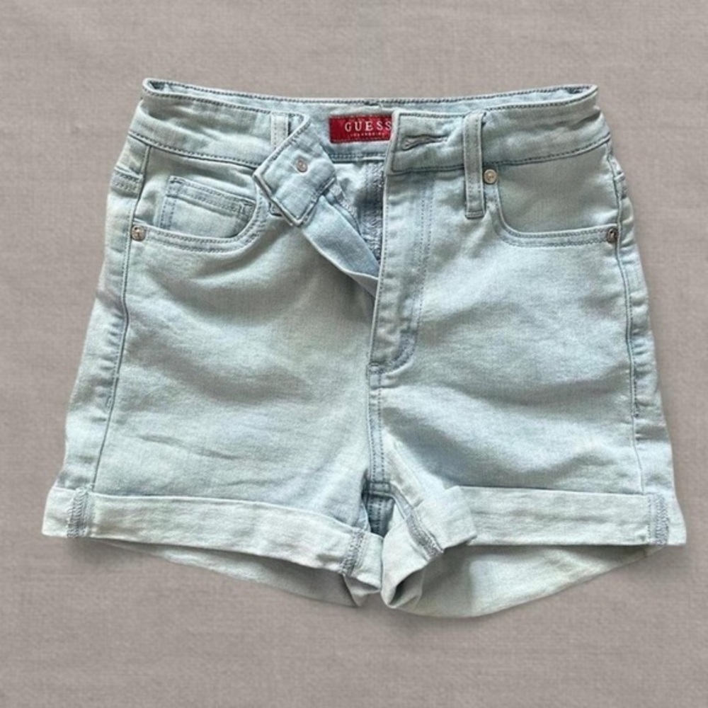 GUESS Women's Light Blue Denim Shorts